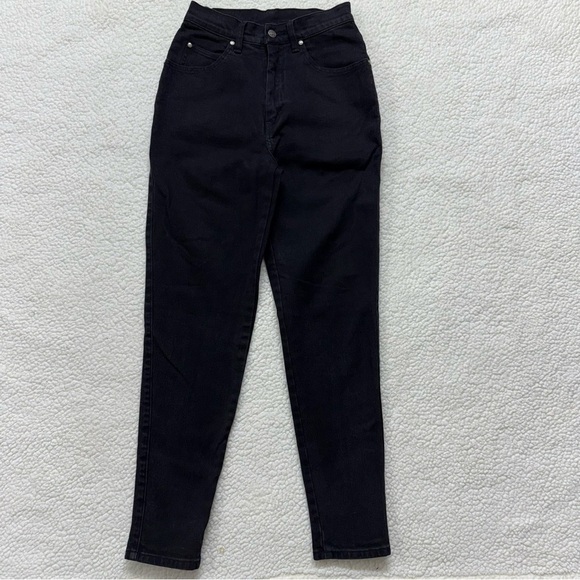 Vintage 80’s 90’s Levi’s Orange Tab High Waisted 
Tapered Black Denim Mom Jeans - Picture 1 of 10